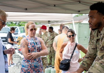 Behind the scenes: Honorary commanders tour the 436th MSG