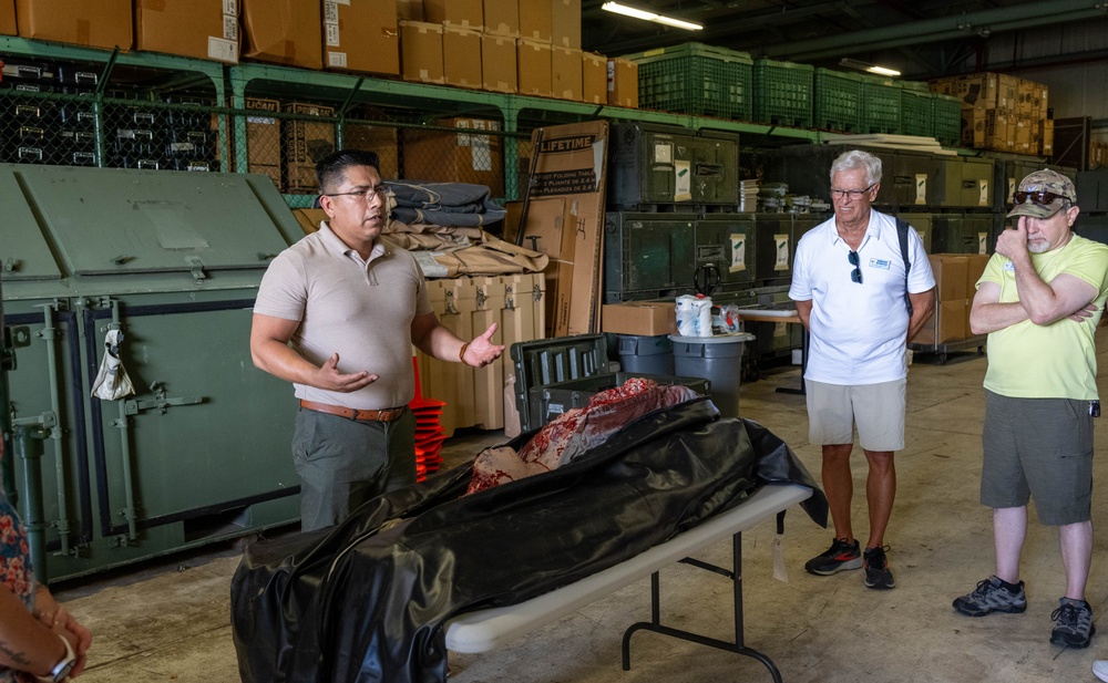 Behind the scenes: Honorary commanders tour the 436th MSG