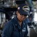 USS Gerald R. Ford (CVN 78) Sailor Stands Watch