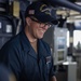 USS Gerald R. Ford (CVN 78) Sailor Stands Watch