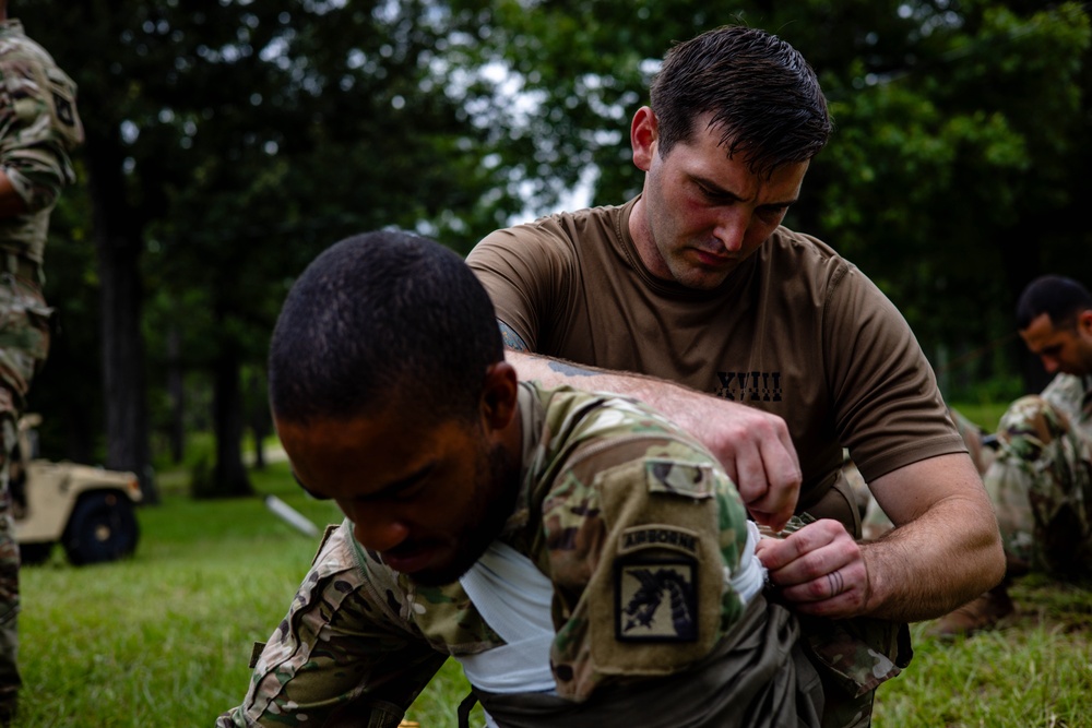 XVIII Airborne Corps Builds Lifesaving Skills Through Combat Life Saver Course