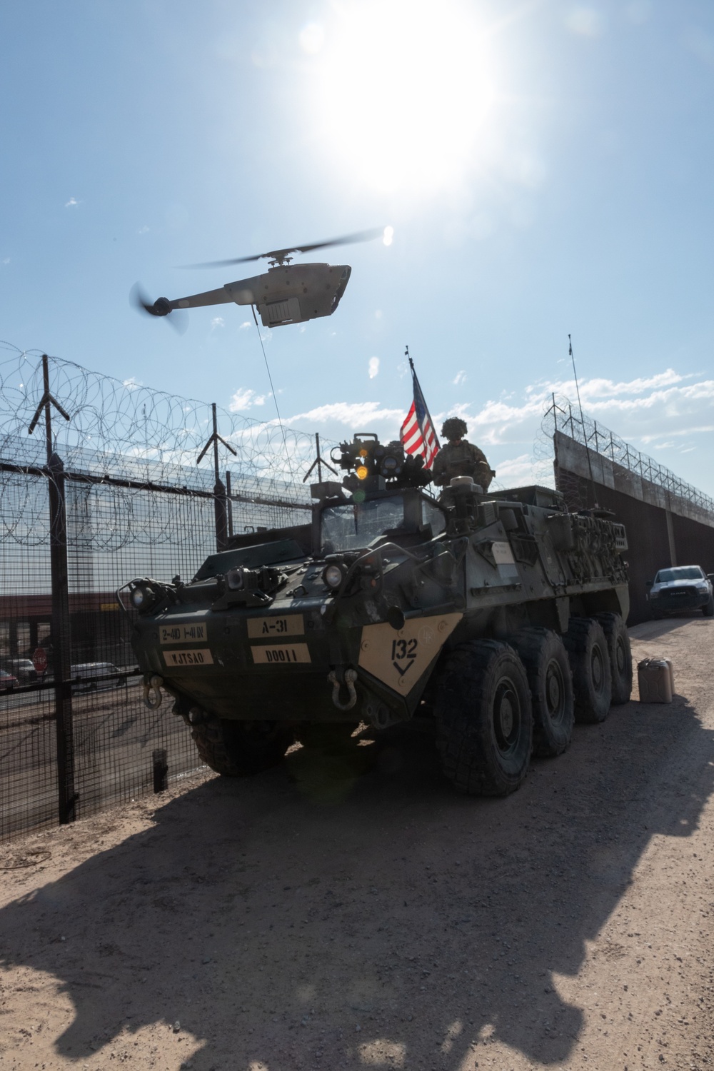 1-41 deploys surveillance drones along the southern border