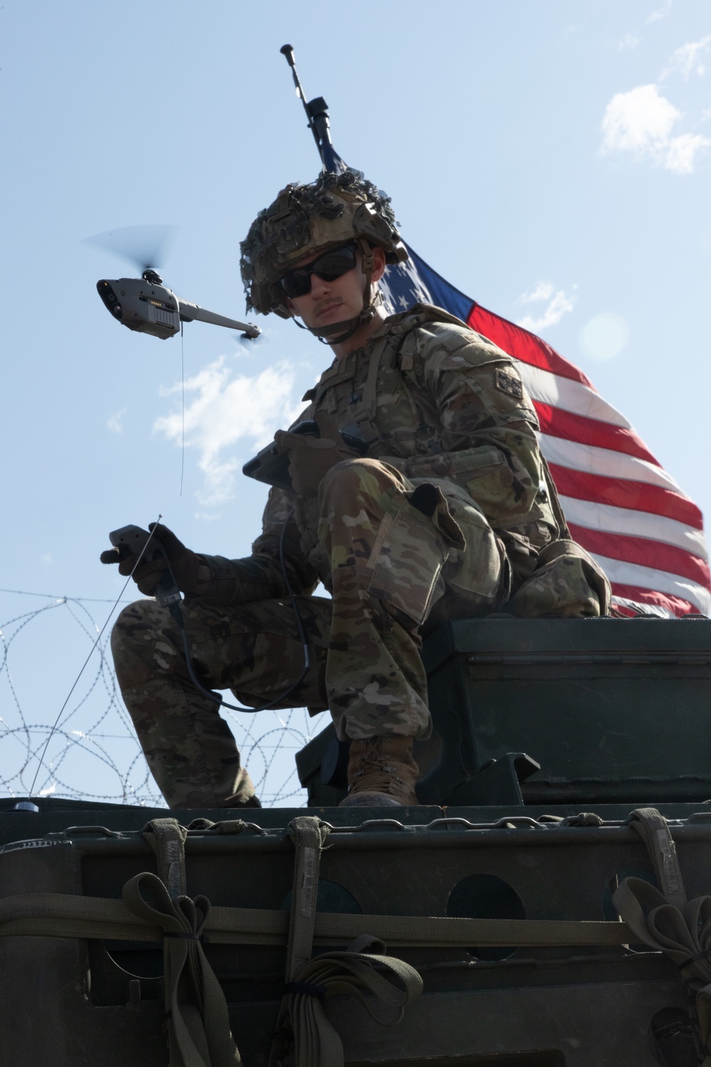 1-41 deploys surveillance drones along the southern border