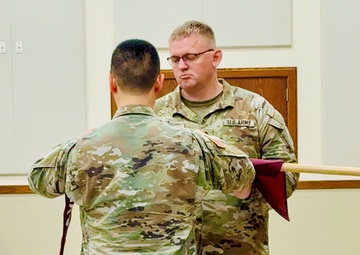 U.S. Army Dental Clinic Command Fort Leavenworth Cases Its Colors in Historic Ceremony