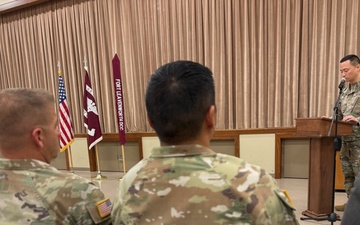 U.S. Army Dental Clinic Command Fort Leavenworth Cases Its Colors in Historic Ceremony