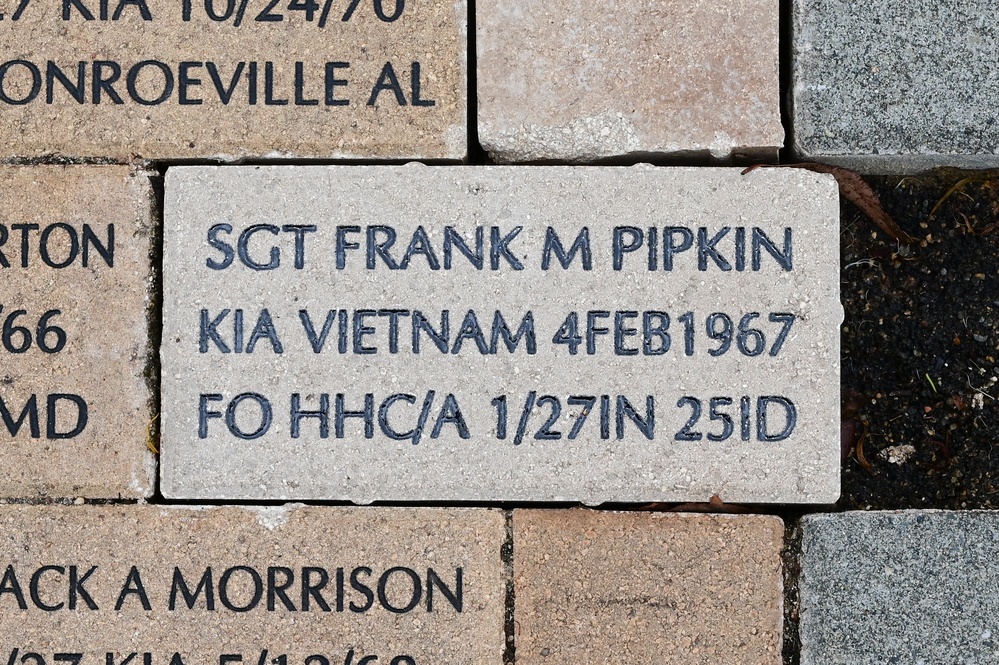 25th Infantry Division Honors Heroes With Brick Laying Ceremony