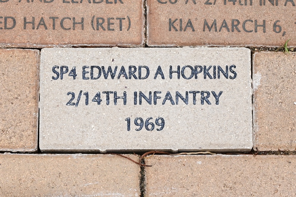 25th Infantry Division Honors Heroes With Brick Laying Ceremony