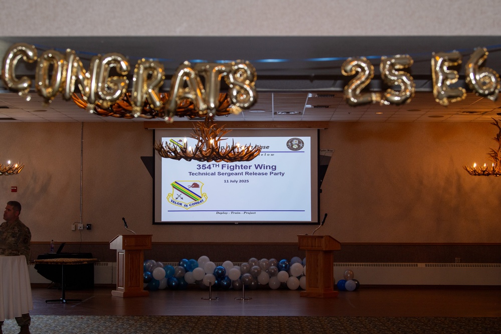 354th FW hosts the 2025 Tech. Sgt. Release ceremony