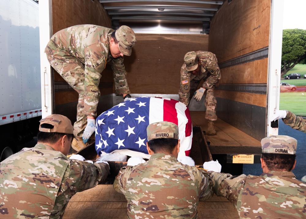 DPAA service members disinter Korean War remains