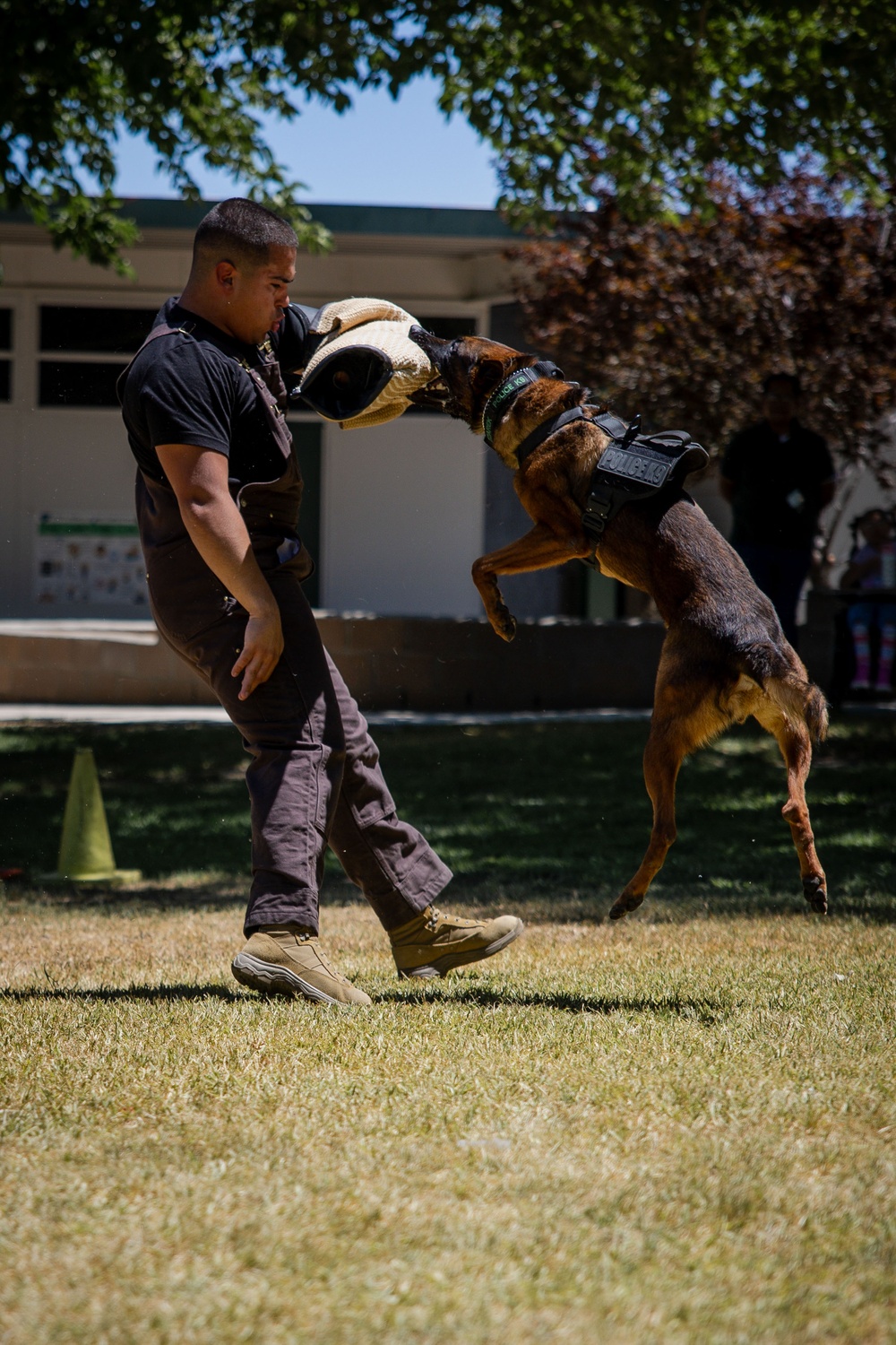 K9 Unit Demonstration for Palm Vista Elementary School Students