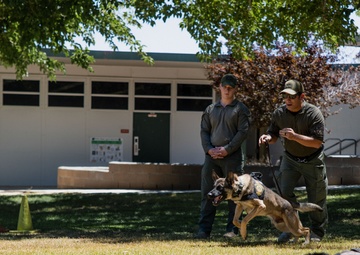 K9 Unit Demonstration for Palm Vista Elementary School Students