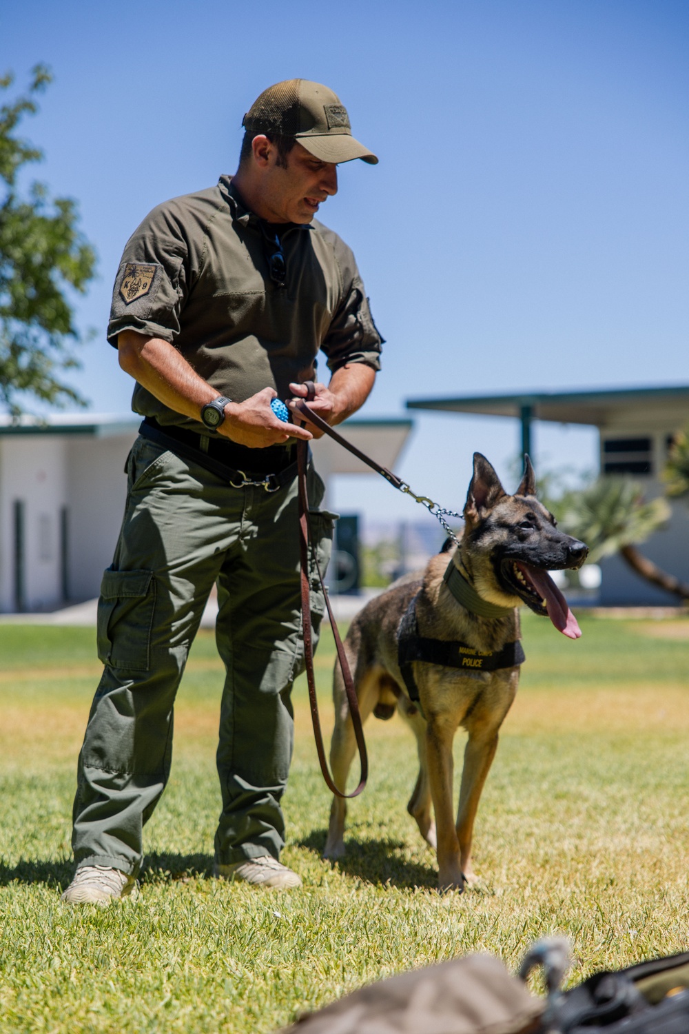 K9 Unit Demonstration for Palm Vista Elementary School Students