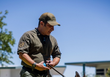 K9 Unit Demonstration for Palm Vista Elementary School Students