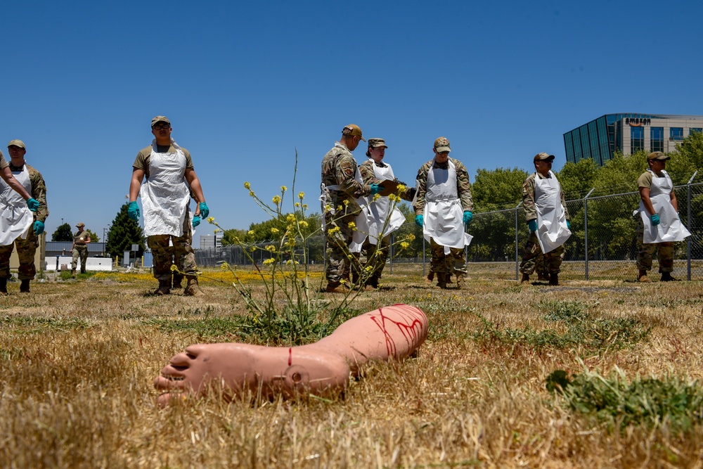 129th Force Support Squadron Trains for Dignified Recovery Operations
