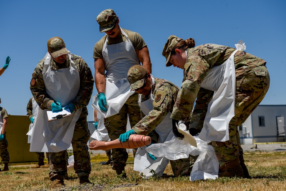129th Force Support Squadron Trains for Dignified Recovery Operations