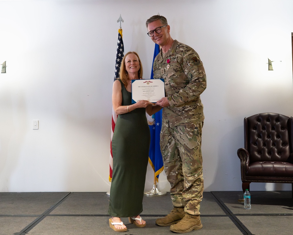 Chief Master Sgt. Michael Becker's retirement ceremony