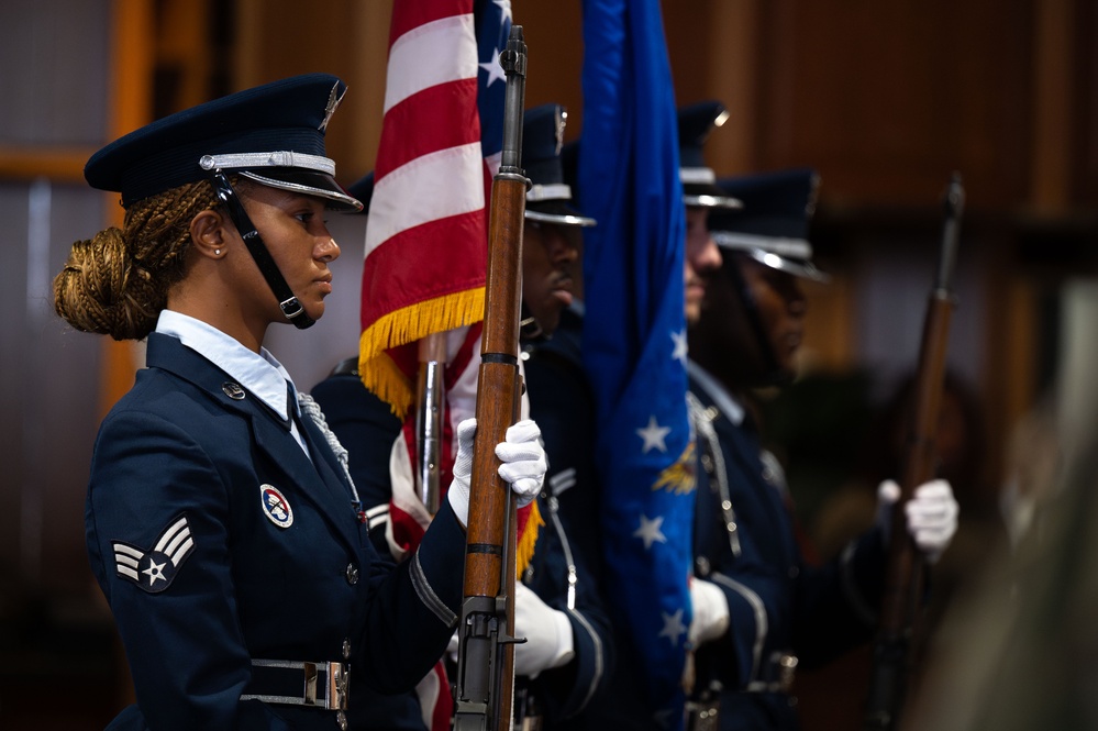 Chief Master Sgt. Michael Becker's retirement ceremony