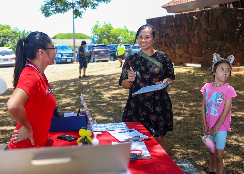 Joint Base Pearl Harbor-Hickam Salt Lake Walkway Cleanup and Genki Ball-Making