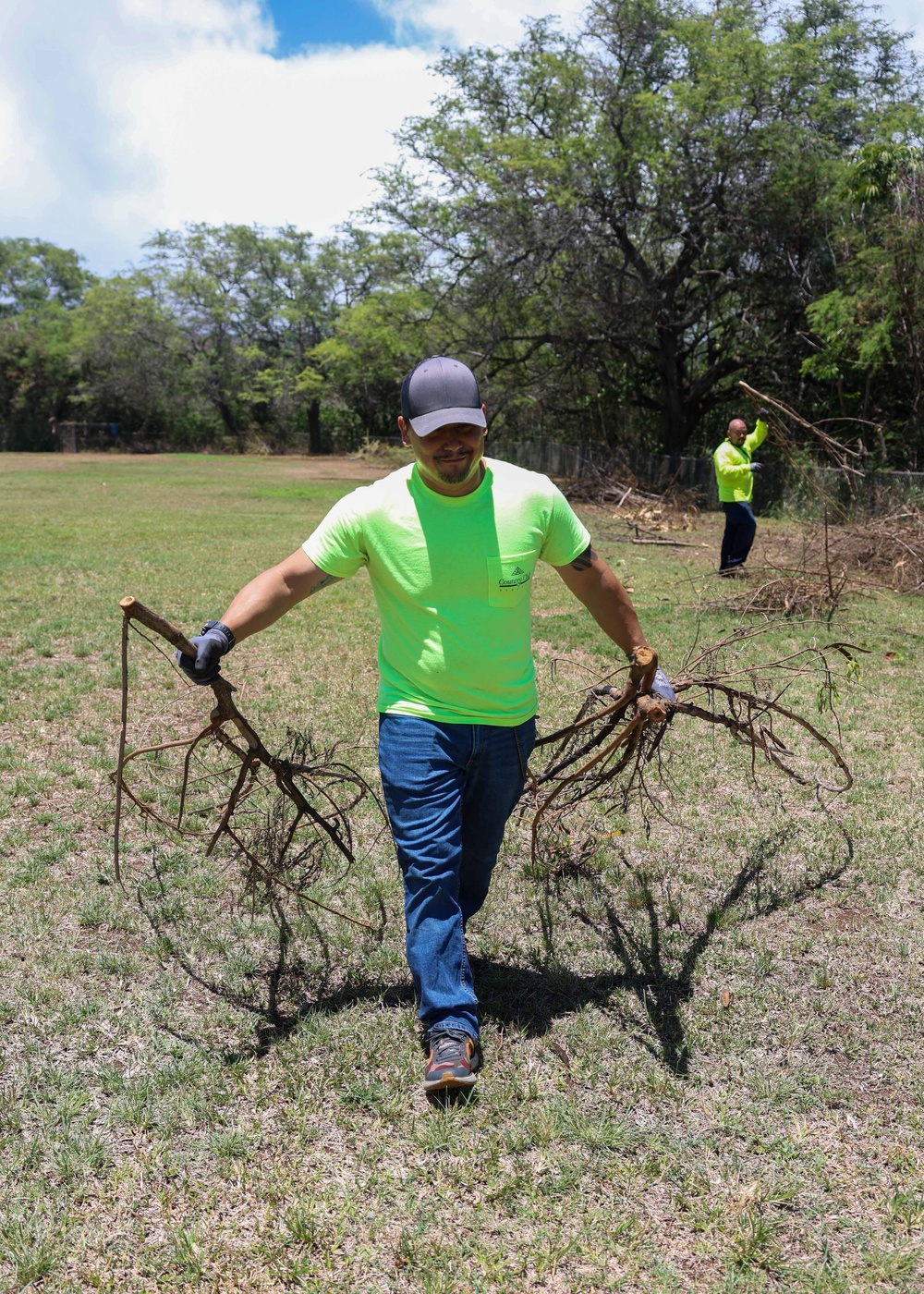 Joint Base Pearl Harbor-Hickam Salt Lake Walkway Cleanup and Genki Ball-Making