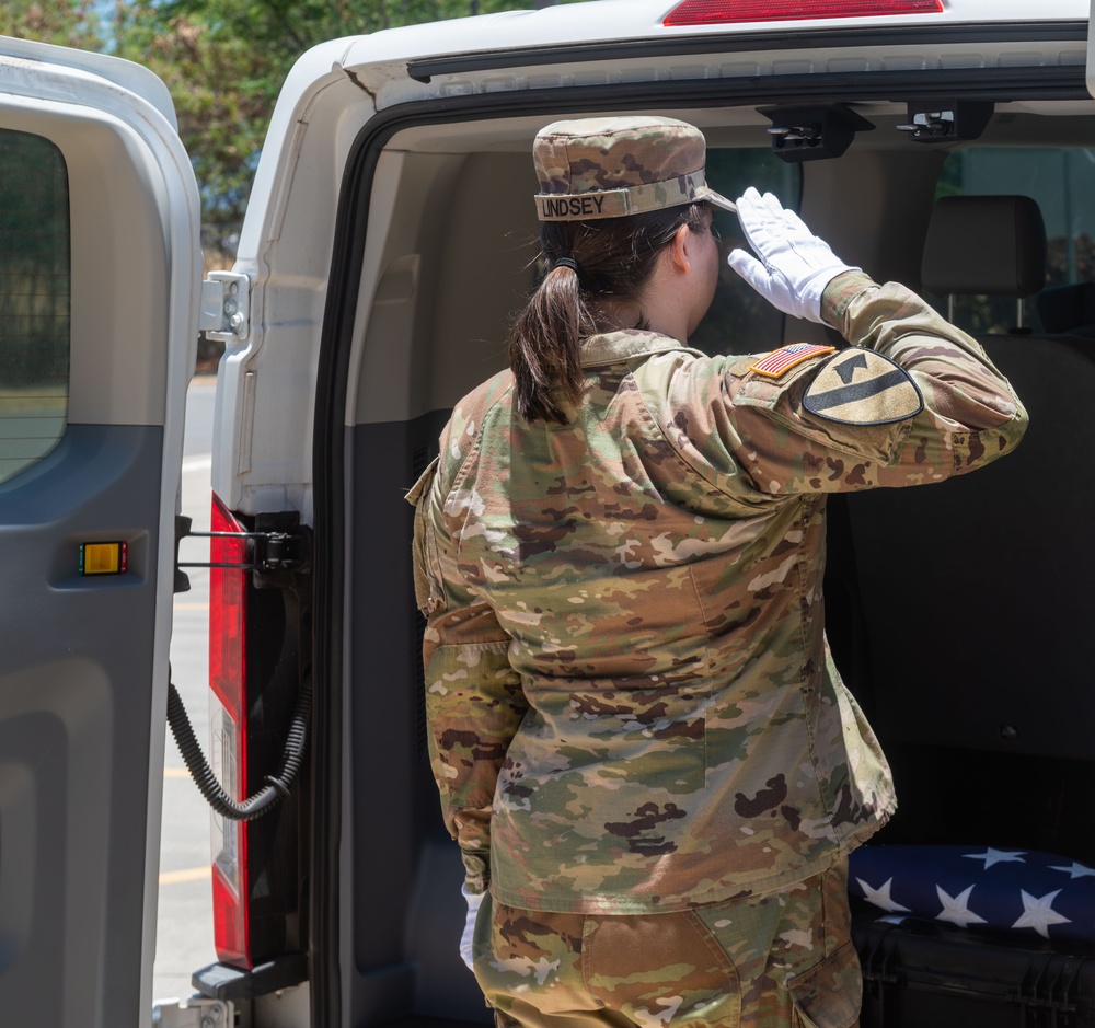 DPAA Conducts Republic of Vanuatu honorable carry