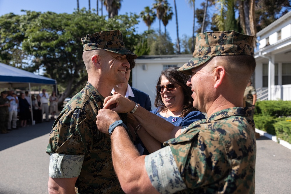 1st MARDIV ADC Col. Hoyle promotes to the rank of Brig. Gen.