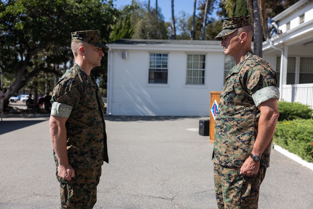 1st MARDIV ADC Col. Hoyle promotes to the rank of Brig. Gen.
