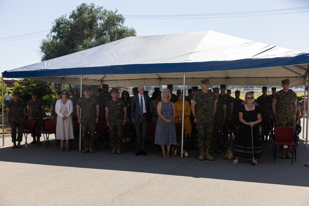 1st MARDIV ADC Col. Hoyle promotes to the rank of Brig. Gen.