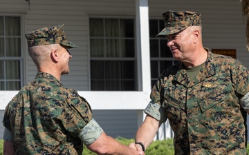 1st MARDIV ADC Col. Hoyle promotes to the rank of Brig. Gen.