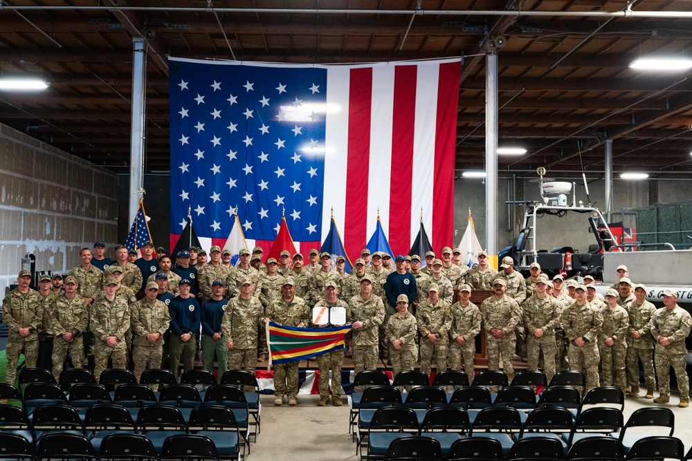 Coast Guard deployable specialized forces unit holds change-of-command ceremony in San Diego