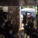 Camp Blaz Marines participate in a memorial service in Mangilao