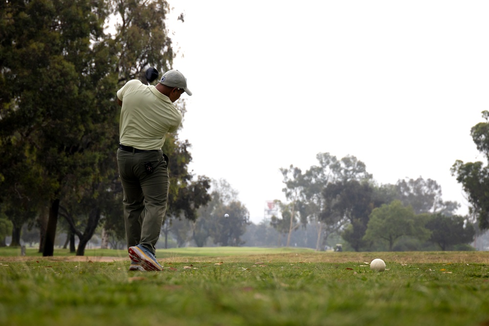 Marines compete in Golf Tournament Fundraiser