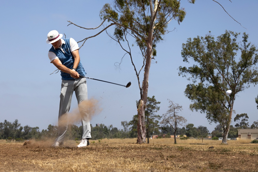 Marines compete in Golf Tournament Fundraiser