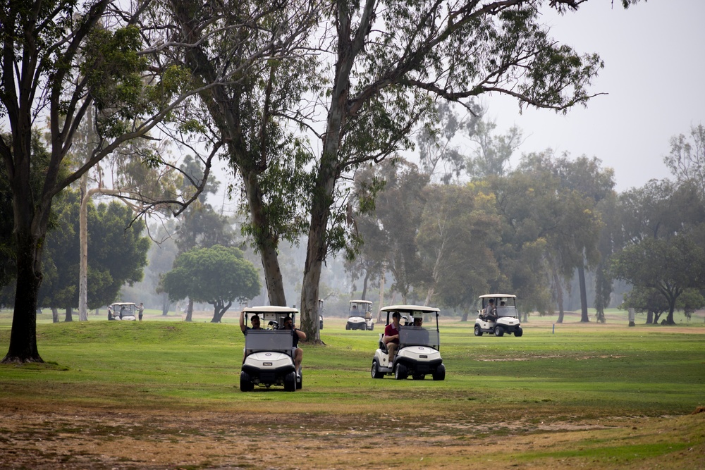 Marines compete in Golf Tournament Fundraiser