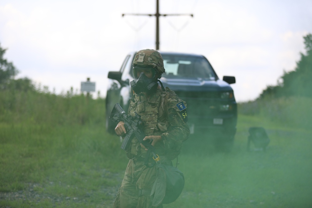 Spc. Canyon Blassingame participates in Army Warrior Tasks - 2025 National Best Warrior