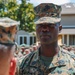 Sergeant Major Bryan Johnson promotion ceremony