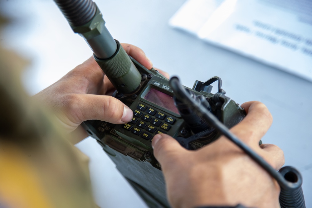 Assembling a radio during Best Warrior 2025