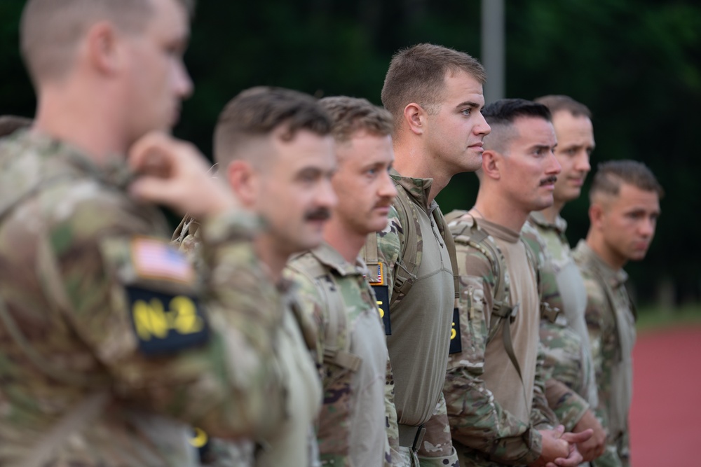 Competitors participate in the Marine Combat Fitness Test-2025 National Best Warrior