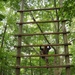 A competitor climbs a tower ladder in a obstacle course - 2025 National Best Warrior