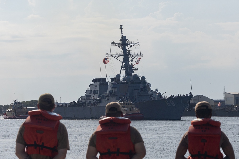 USS Sullivans (DDG 68) Returns to Homeport After 8 Month Deployment