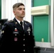 Competitors in the National Guard's 2025 National Best Warrior Competition appear before the board