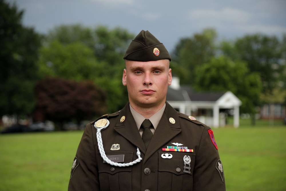 Spc. Jaden Hughes takes on Day 1 of the 2025 National Guard Best Warrior Competition