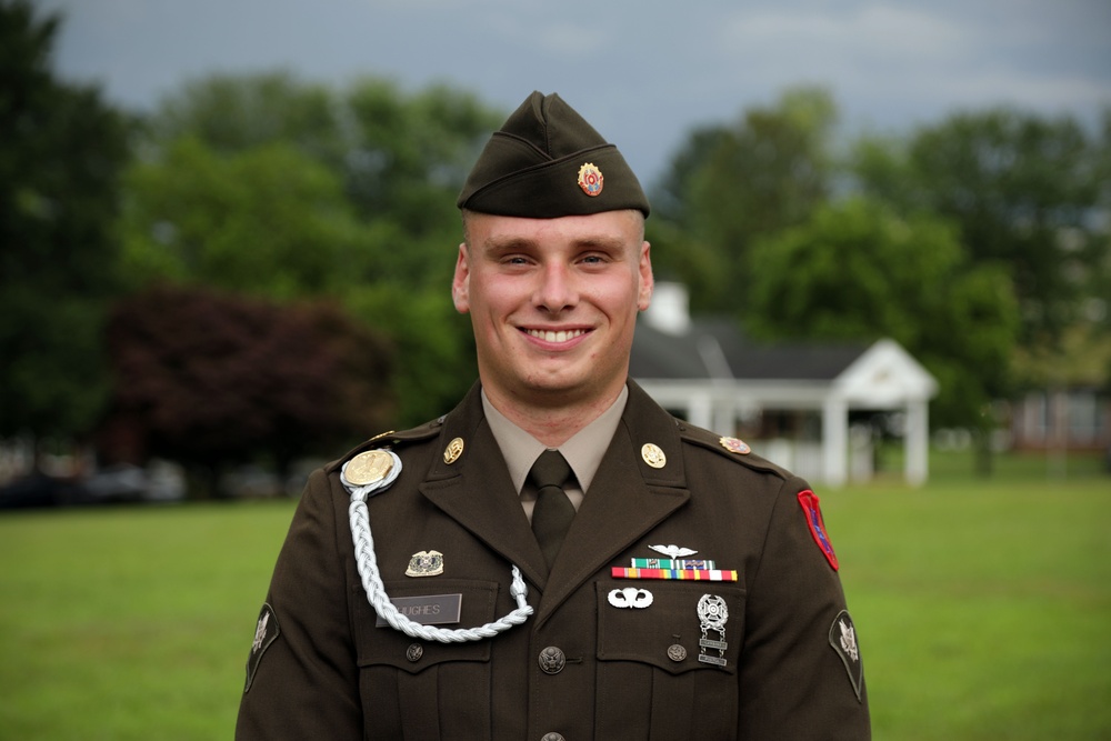 Spc. Jaden Hughes takes on Day 1 of the 2025 National Guard Best Warrior Competition