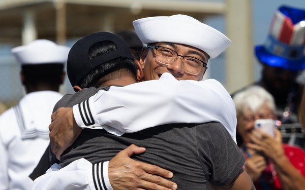 USS Sullivans (DDG 68) Returns to Homeport After 8 Month Deployment