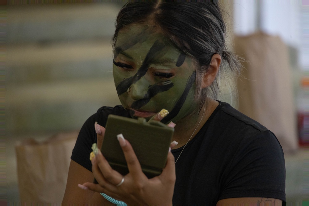U.S. Marines, Spouses Participate in Headquarters Battalion Spouse Warrior Day