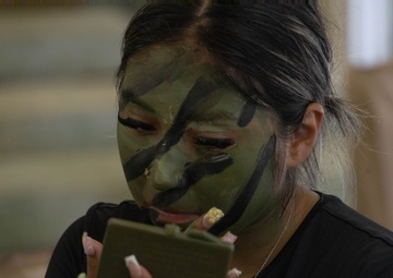 U.S. Marines, Spouses Participate in Headquarters Battalion Spouse Warrior Day