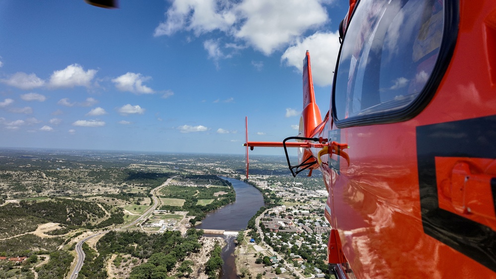 U.S. Coast Guard responds to Kerrville, Texas floods