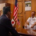CFAS Commander Meets Saikai City Mayor