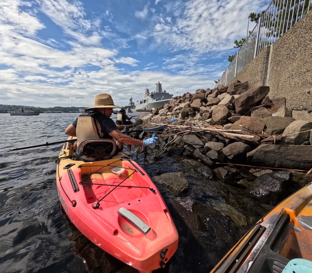 CFAS Conducts Kayak Cleanup Event