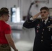 Spc. Adam Andrews under pressure during drill and ceremony at Best Warrior 2025