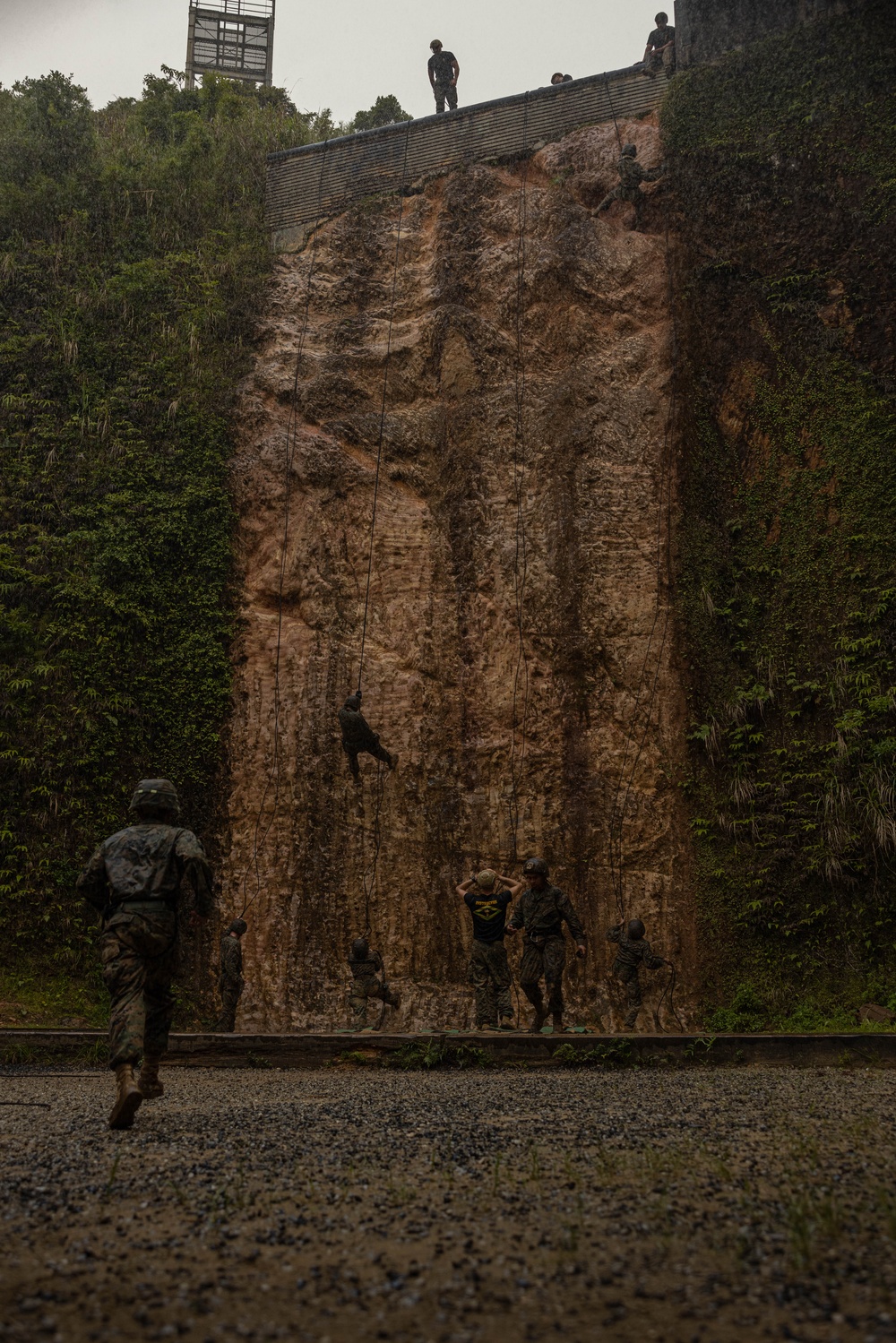 U.S. Marines with CLR-37 Conduct Basic Jungle Skills Course